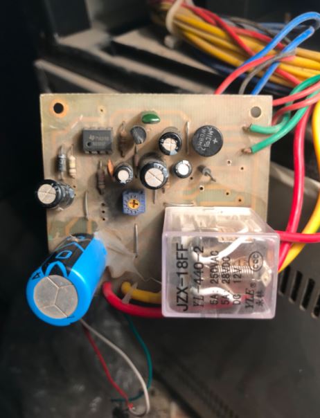 tụ điện của tăng âm truyền thanh